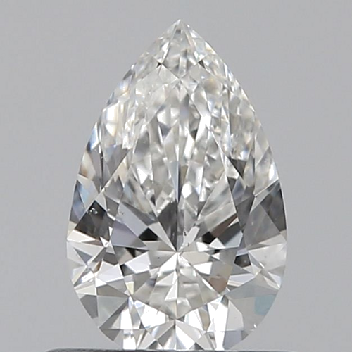 0.6 carat G-SI1 Natūralus Pear Deimantas (1)