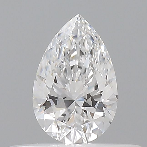 0.3 carat D-VVS2 Natūralus Pear Deimantas (1)