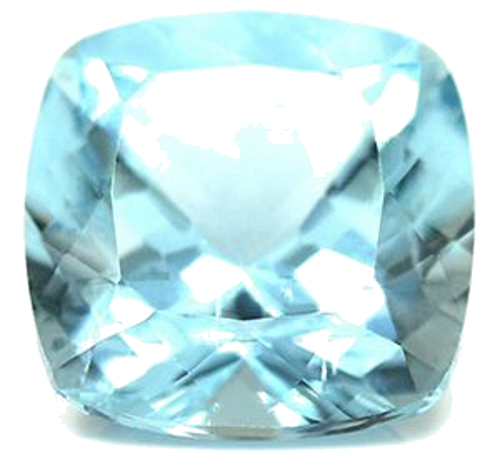 4.08 carat BLUE Cushion Aquamarine (1)