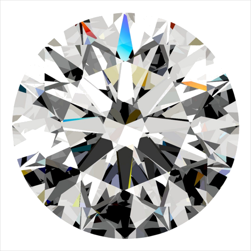 0.4 carat G-VS1 Very Good cut Natūralus Round Deimantas (1)