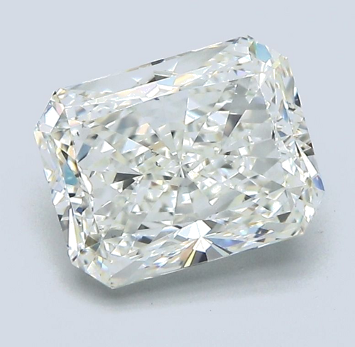 2.5 carat I-VS2 Natūralus Radiant Deimantas (1)