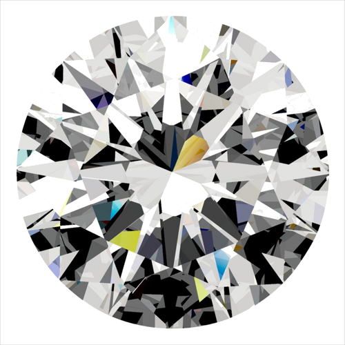 0.4 carat F-VVS2 Excellent cut Natūralus Round Deimantas (1)