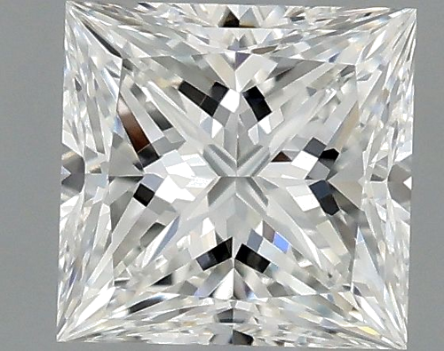 0.5 carat F-VVS1 Natūralus Princess Deimantas (1)