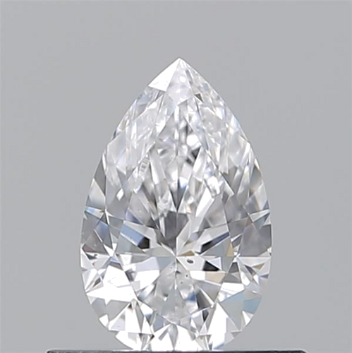 0.5 carat D-SI1 Natūralus Pear Deimantas (1)