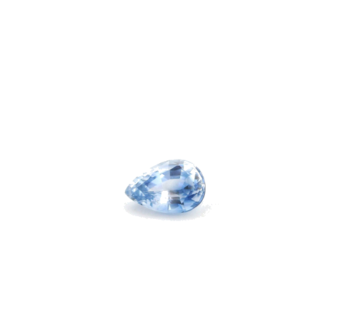 0.54 carat BLUE Pear Safyras (1)