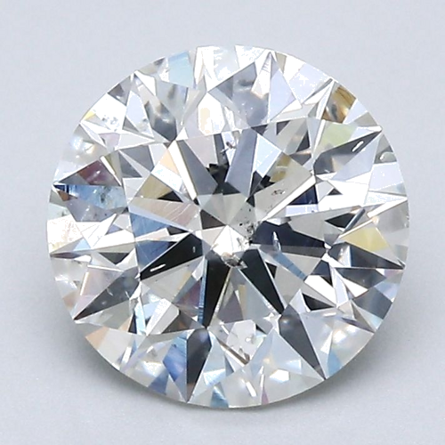 2.03 carat I-SI2 Excellent cut Natūralus Round Deimantas (1)