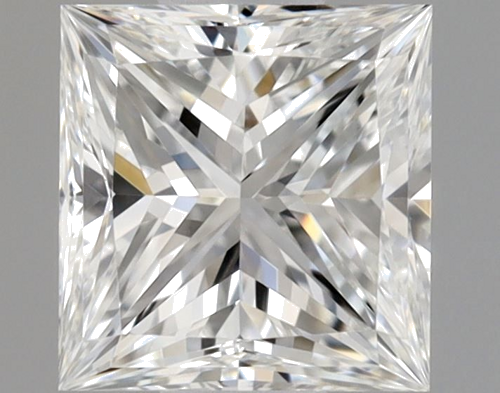 0.5 carat F-VVS2 Natūralus Princess Deimantas (1)