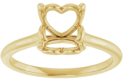 Sužadėtuvių Žiedas „Solitaire“ 14k yellow gold Round 8mm (3)