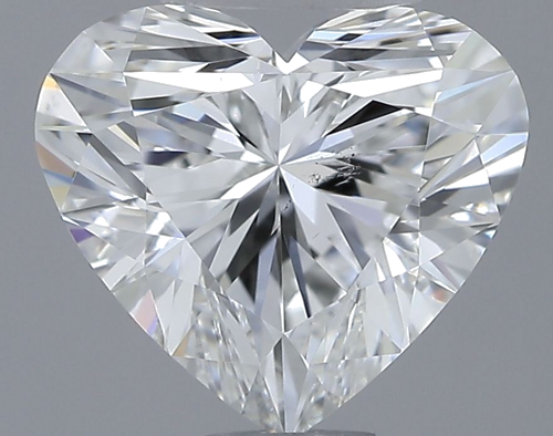 1.01 carat G-VS2 Natūralus Heart Deimantas (1)