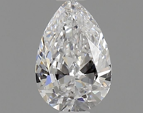 0.5 carat D-VS1 Natūralus Pear Deimantas (1)