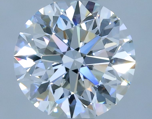 0.61 carat F-VVS2 Excellent cut Natūralus Round Deimantas (1)