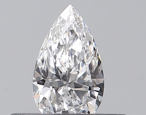 0.23 carat D-VS2 Natūralus Pear Deimantas (1)