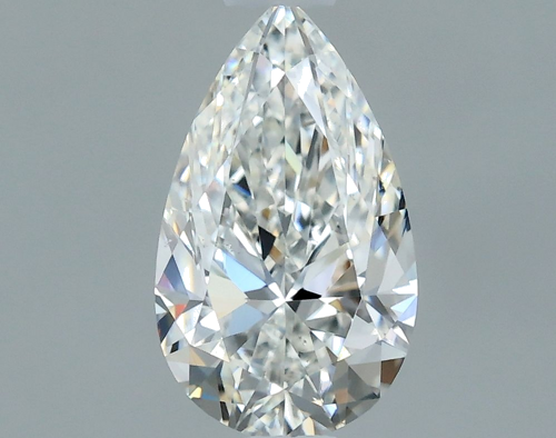 0.7 carat G-SI1 Natūralus Pear Deimantas (1)