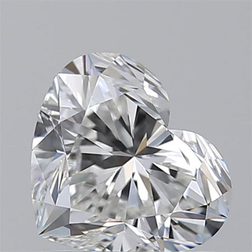 1.01 carat G-VVS2 Natūralus Heart Deimantas (1)