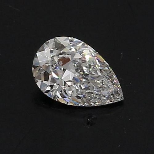 0.4 carat F-VVS2 Natūralus Pear Deimantas (1)