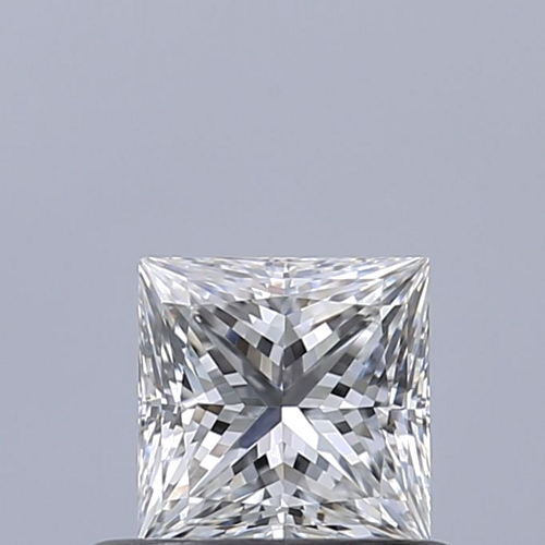 0.52 carat E-VVS2 Natūralus Princess Deimantas (1)