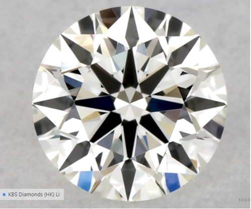 0.3 carat J-VS1 Excellent cut Natūralus Round Deimantas (1)
