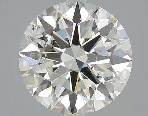 3.01 carat K-SI2 Excellent cut Natūralus Round Deimantas (1)