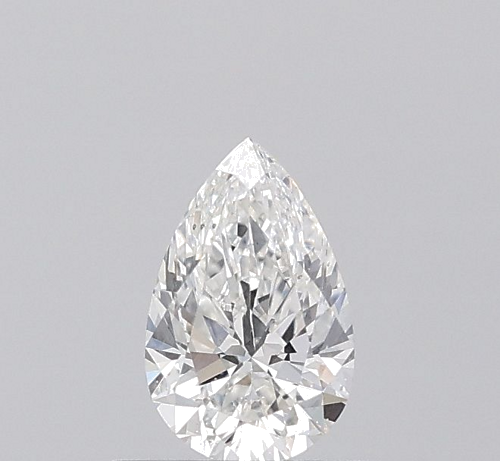 0.5 carat G-SI2 Natūralus Pear Deimantas (1)
