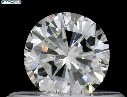 0.43 carat I-VS2 Fair cut Natūralus Round Deimantas (1)