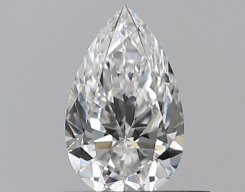 0.4 carat E-VVS2 Natūralus Pear Deimantas (1)