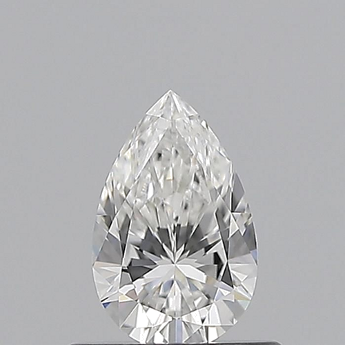 0.5 carat F-VVS1 Natūralus Pear Deimantas (1)