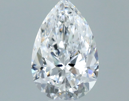 0.5 carat D-VVS2 Natūralus Pear Deimantas (1)