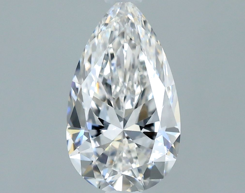 0.7 carat F-IF Natūralus Pear Deimantas (1)