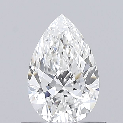 0.61 carat G-VVS2 Natūralus Pear Deimantas (1)
