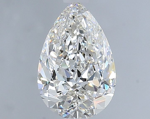 1.0 carat F-VS2 Natūralus Pear Deimantas (1)