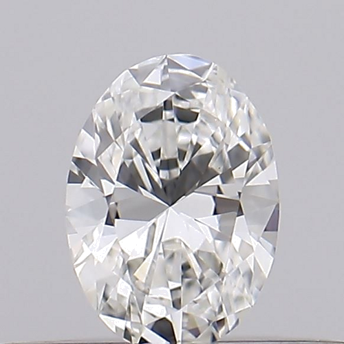 0.18 carat G-VVS2 Natūralus Oval Deimantas (1)