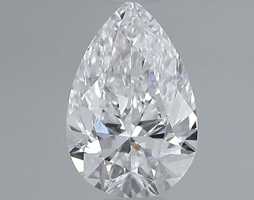 0.5 carat D-VVS2 Natūralus Pear Deimantas (1)