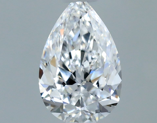 0.5 carat D-VS2 Natūralus Pear Deimantas (1)