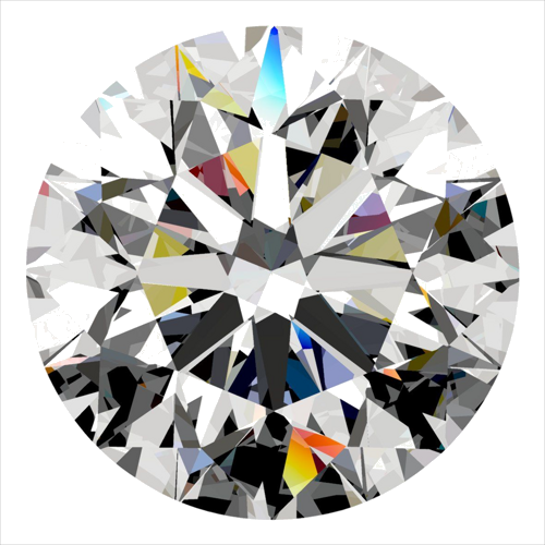 0.58 carat G-VS2 Excellent cut Natūralus Round Deimantas (1)