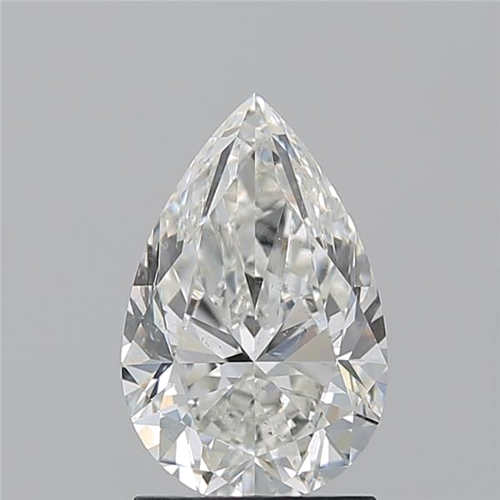 1.71 carat H-SI1 Natūralus Pear Deimantas (1)