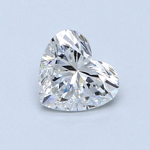0.7 carat E-VVS2 Natūralus Heart Deimantas (1)