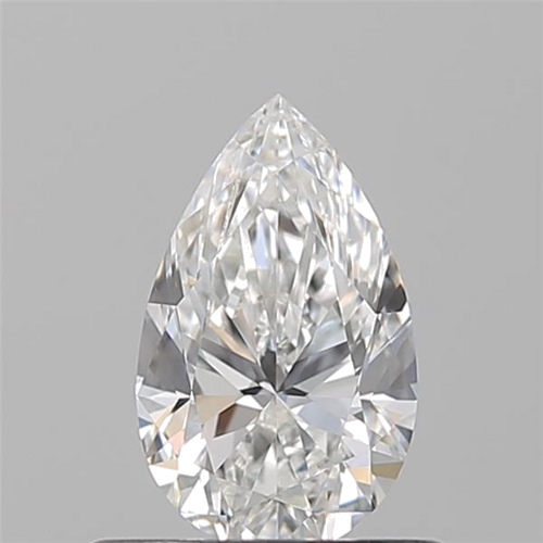 0.6 carat F-VVS1 Natūralus Pear Deimantas (1)