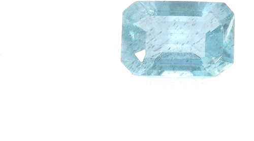 0.52 carat BLUE STEP cut Octagonal Aquamarine (1)