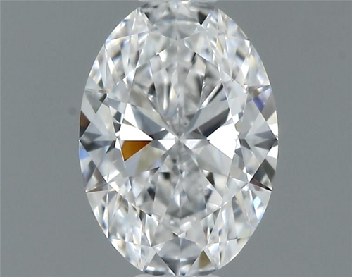 0.5 carat D-VVS2 Natūralus Oval Deimantas (1)