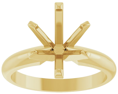 Sužadėtuvių Žiedas „Solitaire“ 14k yellow gold Oval 10mm x 8mm (3)