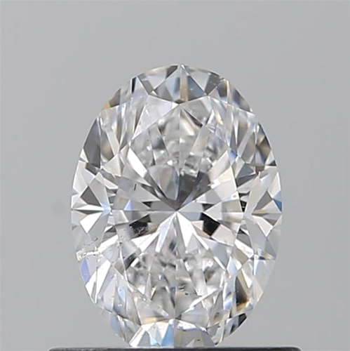 0.7 carat D-SI1 Natūralus Oval Deimantas (1)