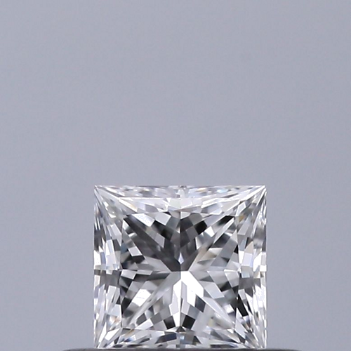0.3 carat D-VVS1 Natūralus Princess Deimantas (1)