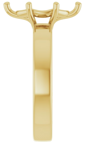 Sužadėtuvių Žiedas „Solitaire“ 585 Geltonojo Aukso Marquise 12mm x 6mm (4)