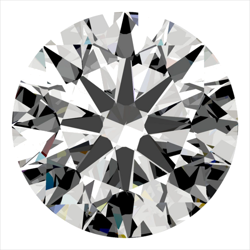 0.32 carat E-VS2 Excellent cut Natūralus Round Deimantas (1)