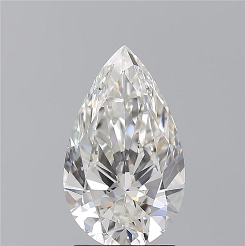 2.01 carat G-SI1 Natūralus Pear Deimantas (1)