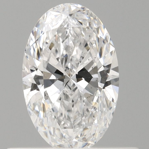 0.5 carat D-SI1 Natūralus Oval Deimantas (1)