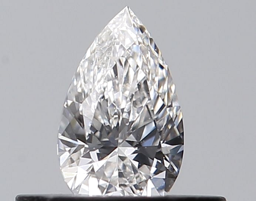 0.3 carat F-VS2 Natūralus Pear Deimantas (1)