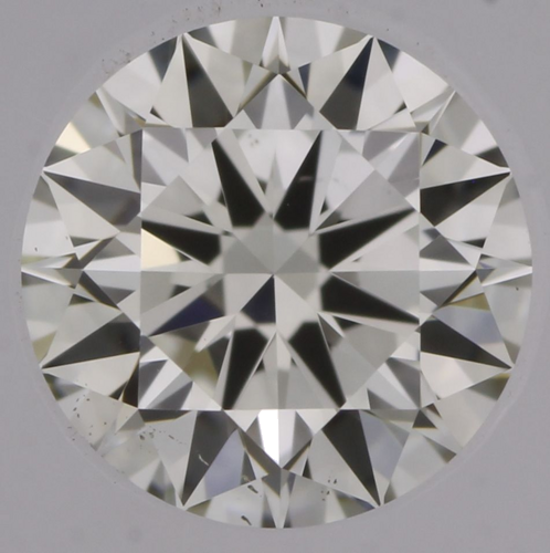 0.35 carat Faint Yellow Yellow Green-SI1 GD cut Natūralus Round Deimantas (1)