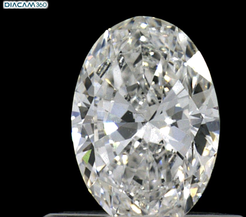 0.5 carat F-VS2 Natūralus Oval Deimantas (1)