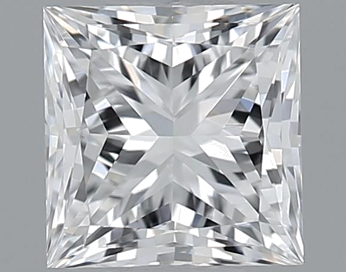 0.41 carat D-VVS1 Natūralus Princess Deimantas (1)